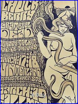 BG 55 AOR Grateful Dead Chuck Berry Fillmore 1967 Original Concert Poster