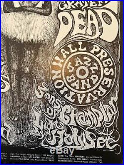 BG134 2nd Printing Bill Graham Fillmore poster Grateful Dead Steppenwolf 14 x 21