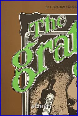 BG176 Grateful Dead Junior Walker Fillmore 1st Printing Signed Concert Poster