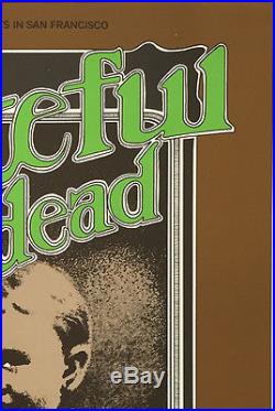 BG176 Grateful Dead Junior Walker Fillmore 1st Printing Signed Concert Poster
