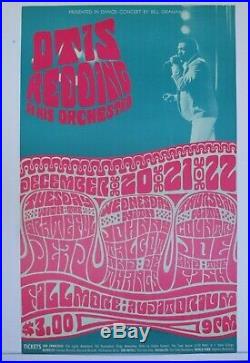 BG43-OP1 Otis Redding Grateful Dead Fillmore Concert Poster Bill Graham