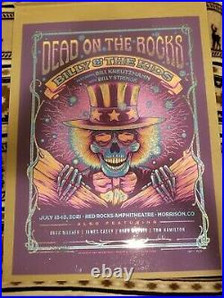 BILLY AND THE KIDS FOIL RED ROCKS PRINT #2/50 with Autograph Billy Deal Poster