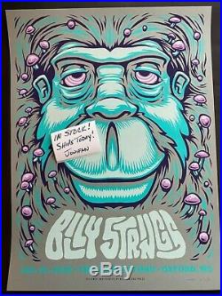 BILLY STRINGS OXFORD MS JAN 20th 2020 STEEL VARIANT Poster AE Signed S/N #13/30