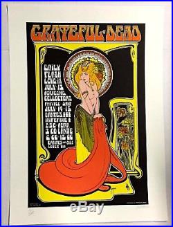 BOB MASSE Signed Rare GRATEFUL DEAD Poster Official reprint # 13 of only 1000