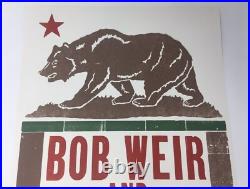 BOB WEIR WOLF BROS Hatch Show Print Poster 2018 Ryman Nashville Grateful Dead