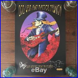 BOB WEIR and RATDOG REUNION POSTER SIGNED BY BOB WEIR & ARTIST STANLEY MOUSE