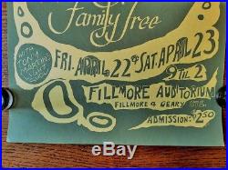 Bg000-1 Grass Roots/quicksilver, Fillmore Concert Poster, 1966 Bonnie Maclean