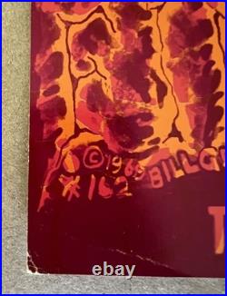Bill Graham Grateful Dead Fillmore West First Printing Concert Poster 1969