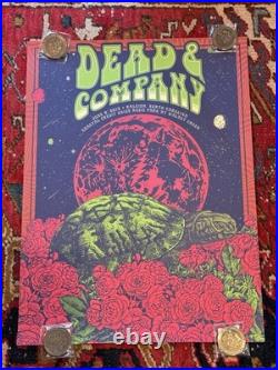Bill Walton Personally Owned DEAD & COMPANY 2018 POSTER Raleigh North Carolina