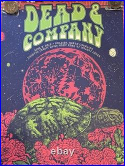 Bill Walton Personally Owned DEAD & COMPANY 2018 POSTER Raleigh North Carolina