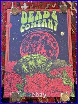 Bill Walton Personally Owned DEAD & COMPANY 2018 POSTER Raleigh North Carolina