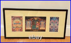 Bill Walton Personally Owned Vintage Grateful Dead Fillmore Handbill Display