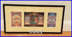 Bill Walton Personally Owned Vintage Grateful Dead Fillmore Handbill Display