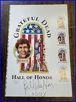 Bill Walton Signed A/P Autographed Poster GRATEFUL DEAD Hall of Honor /300 HOF