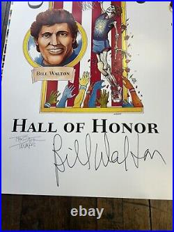 Bill Walton Signed A/P Autographed Poster GRATEFUL DEAD Hall of Honor /300 HOF