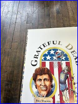 Bill Walton Signed A/P Autographed Poster GRATEFUL DEAD Hall of Honor /300 HOF