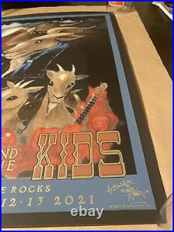 Billy And The Kids Red Rocks Print By Stanley Mouse- MINT Condition