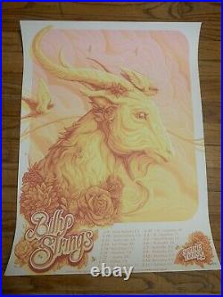Billy Strings 2022 Spring Tour Poster Red Rocks