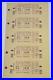 Billy Strings Deju Vu Sheet of Uncut Tickets on Gold paper