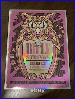 Billy Strings Duling Hall Foil Poster