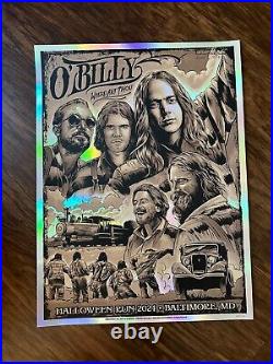 Billy Strings Halloween Poster Foil 10/31/24 11/1/24 Maxx 242 2 Day Baltimore