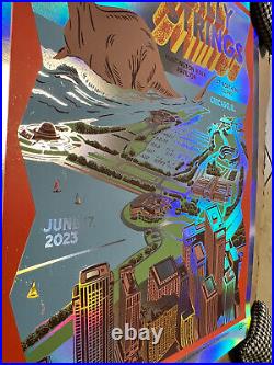 Billy Strings Northerly Island Foil Poster Chicago 2023 48/60 LE SE