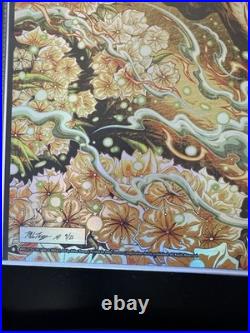 Billy Strings Penn State 8/2/24 N1 Foil AP poster Miles Tsang #X/25 M/NM