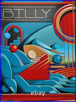 Billy Strings Poster FOIL Red Rocks 2023 AP/20 Cut Set Addnoise Kreizenbeck FOIL