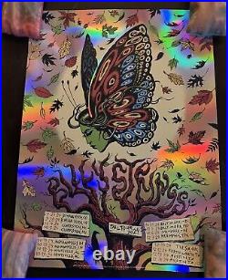 Billy Strings Poster Foil Fall Tour Paper 2024 Squishy Eyes Print X/715