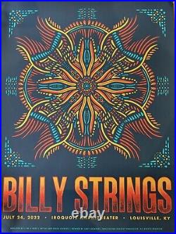 Billy Strings Poster Louisville KY 2022 7/24/22 Sunday Iroquois IN HAND not Foil