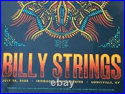 Billy Strings Poster Louisville KY 2022 7/24/22 Sunday Iroquois IN HAND not Foil