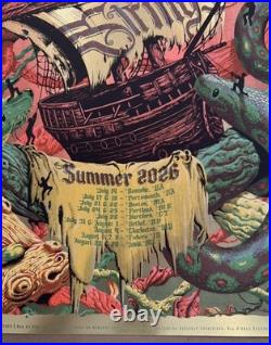 Billy Strings Poster Summer Tour 2026 Gold Foil Neal Williams SE #21/940