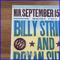 Billy Strings Ryman Hatch Show Print 9/15/25 Sutton & Masat Poster Sold Out