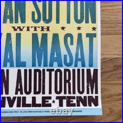 Billy Strings Ryman Hatch Show Print 9/15/25 Sutton & Masat Poster Sold Out
