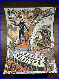 Billy Strings Show Poster Art Print Oklahoma City 9/29/21 Zeb Love Signed XX/50