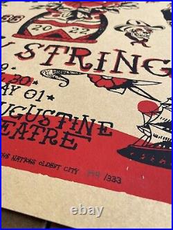 Billy Strings St. Augustine N2 Poster 4/30 194 Saint Colorway april