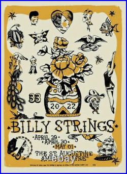 Billy Strings St. Augustine N3 Poster 5/1 x/111 Saint Colorway May
