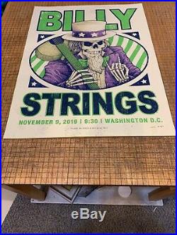 Billy Strings String The Halls 2019 Signed and Numbered Poster