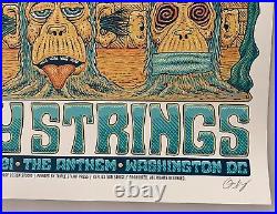 Billy Strings dc poster washington dc 2021 concert tour the anthem