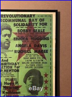 Black Panther & Grateful Dead Original Vintage Poster Seale Huggins Davis 1971
