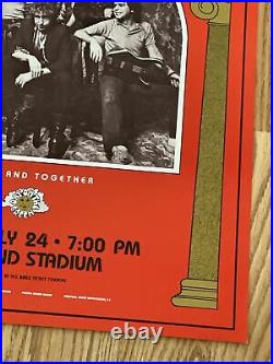 Bob Dylan Grateful Dead 1st Printing BGP Original Concert Poster From 1987