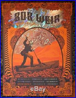 Bob Weir 2016 Campfire VIP Package Poster Canvas Signed Vinyl LP Noll Helton Lot