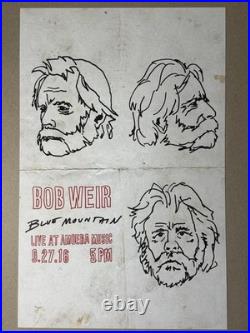 Bob Weir Blue Mountain Album Release Poster 9/27 2016 Grateful Dead Hollywood