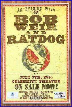Bob Weir & Rat Dog Promotional Concert Poster 2014