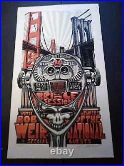 Bob Weir & The National Poster 3/24/12 TRI Studios By AJ Masthay Dead & Company