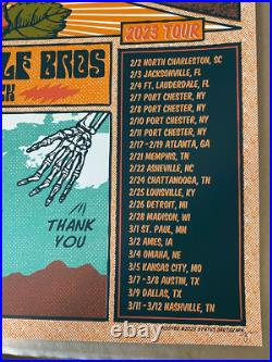 Bob Weir Wolf Brothers 2023 Spring Tour Screen Print Poster Ae S/n #/100