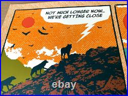 Bob Weir Wolf Brothers 2023 Spring Tour Screen Print Poster Ae S/n #/100