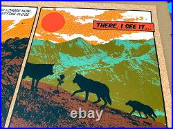 Bob Weir Wolf Brothers 2023 Spring Tour Screen Print Poster Ae S/n #/100