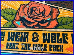 Bob Weir Wolf Brothers 2023 Spring Tour Screen Print Poster Ae S/n #/100