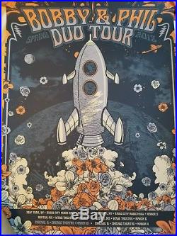 Bob Weir and Phil Lesh Duo Tour Poster Grateful Dead Justin Helton 4/150